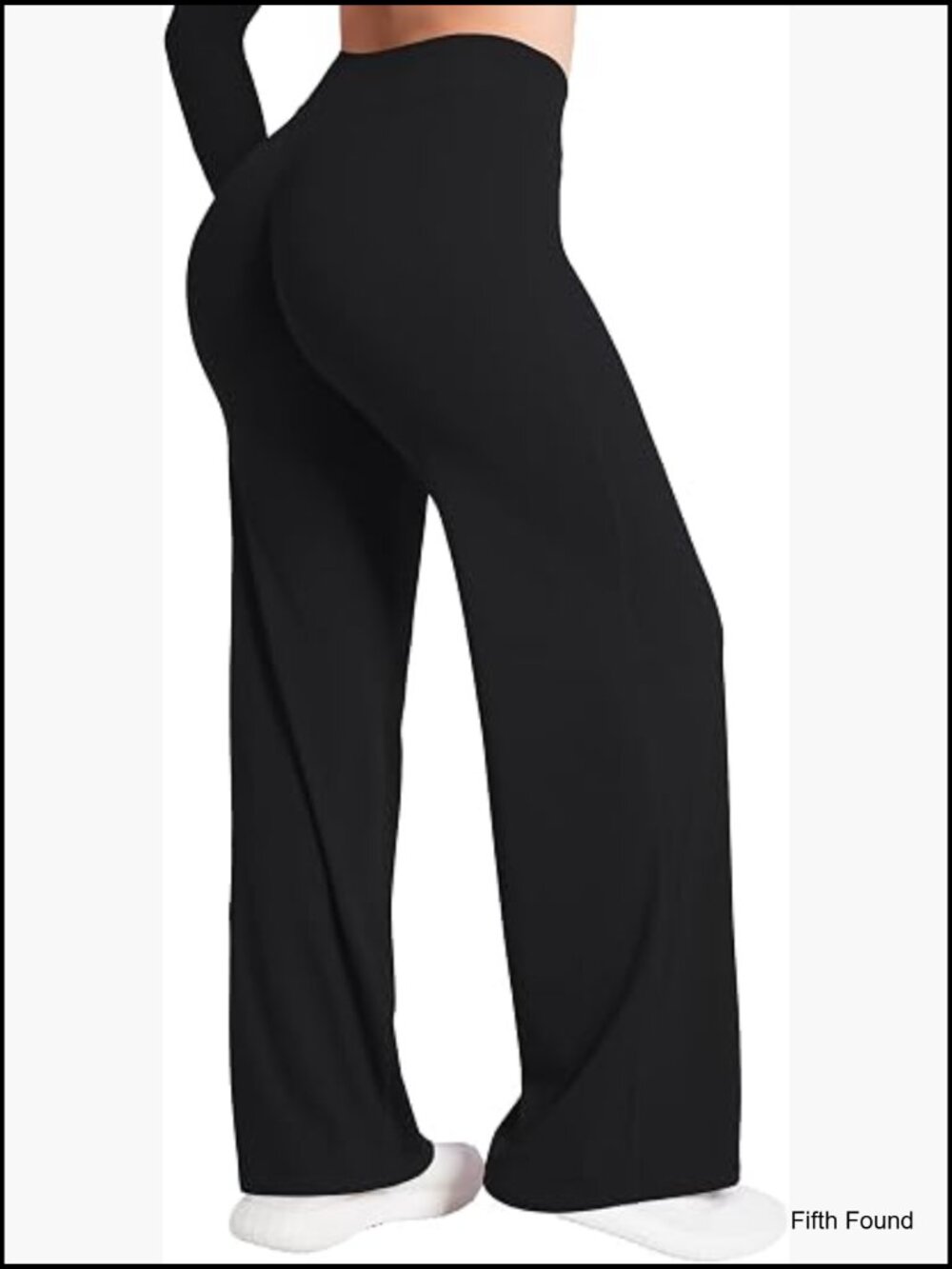 Butt Lifting Wide Leg Yoga Pants High Waist Tummy Control Straight Leg Workout